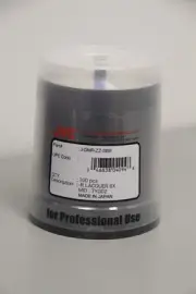Brand New 100 PCS JVC/TY Silver Thermal Hub Printable DVD-R J-DMR-ZZ-SB16
