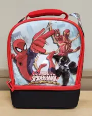 Thermos Dual Compartment Lunch Box Marvel Ultimate Spiderman Web-Warriors NWT