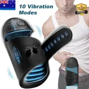 Vibrating Male Masturbator Penis Head Glans Stroker Cup Masturbation Men Sex Toy