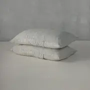 Pinstripe - 100% French Flax Linen Pillowcases
