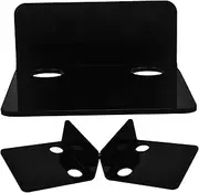 CHICAMPERA 3pcs Wall Mount Shelf for Security Cameras and Speakers Easy Install Floating Rack for Bedroom Living Room and Office