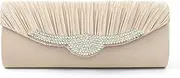 [Bohend] Fashion Wedding Clutch Bag Sparkly Rhinestone Handbag Glitter Sequin Party Clubs Clutch Bags for Women