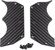 2Pcs RC Car Air Dam Diffuser Carbon Fiber Wheel Covers for 1/7 Felony 6S BLX & Limitless F1 RC Car Upgrade Parts