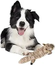 Ethical Pets Squirrel Mini Skinneeez Extreme Stuffingless Quilted Dog Toy, 14"