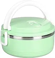 Thermal Insulated Food Box, Tight Stackable Thermal Lunchbox Silicone Sealing Ergonomic 304 Stainless Steel for School