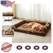 Extra Large Waterproof Dog Bed with Removable Cover - Cozy and Supportive Design