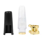 Portable Alto Sax Nozzle Professional Lightweight Sax Mouth Pieces with Cover