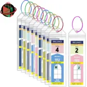 NCL, Princess, MSC Cruise Luggage Tag Holders - Waterproof, Fits Printed Tags fo