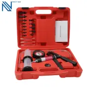 Hand Held Vacuum Pump Brake Bleeder Bleed tester Tool Kit Jars Car Motorbike