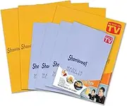 Shamwow The Original - Super Absorbent Multi-Purpose Cleaning Shammy Chamois Towel Cloth - Holds 10X its Weight in Liquid - Machine Washable - Will Not Scratch (8 Pack: 4 Large Orange & 4 Small Blue)