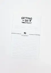 [Neighborly Paper] Getting My Shit Together Notepad