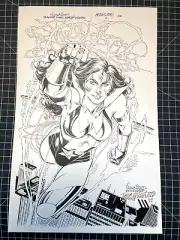 SIGNED NICOLA SCOTT BLACKEST NIGHT: WONDER WOMAN #2 PG 22 1ST APP SAPPHIRE