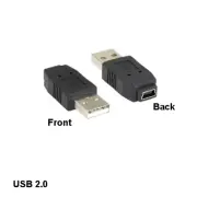 Kentek USB 2.0 Type A Male to Mini B 5Pin Female Adapter for Camera PDA MP3 PC