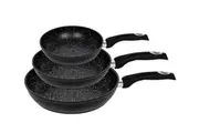 3-Piece Forged Frypan Set with Non-stick Coating