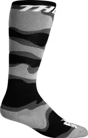 Thor MX Camo, socks kids , color: Black/Grey/White , size: 1-6 US