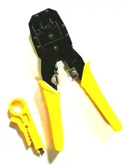 Network LAN Cable Crimping Tool Modular Crimper Plier RJ45 RJ11/12 Cat5/6 #1887