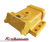 YELLOW ANDERSON PLUG MOUNTING KIT 50A MOUNT COVER DUST CAP EXTERNAL TRAILER