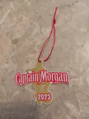 CHRISTMAS CAPTAIN MORGAN 2023 METAL ORNAMENT