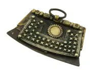 Antique Lighter Tibetan To Flint IN Iron And Brass From Tibet #9072