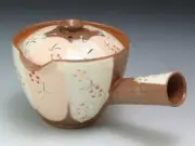 Kyoyaki and Kiyomizu-yaki teapot DKH210, Flower Color Teapot From Japan
