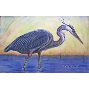 Blue Heron Door Mat 30x50