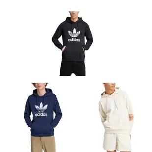 【adidas 愛迪達】連帽長袖T恤 外套 運動褲 TREFOIL HOODY 男女 A-IM4489 B-IM4496 C-IM9408 精選十二款