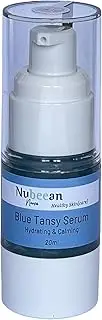 [Nubeean Noosa] Blue Tansy Serum: Hydrating Soothing, ONLY 5 Natural Ingredients Squalane (Olive), Organic Blueberry Seed Oil, Australian Beeswax, Natural Vitamin E, Blue Tansy Oil - 20ml