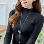 丸子精選WESTERN STYLE LONG PENDANT NECKLACE FOR DRESSES SWEATERS