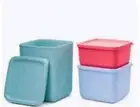 Tupperware Cubix Containers Set Of Three