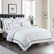 Ambassador 1000 Thread Count Black Quilt Cover Set