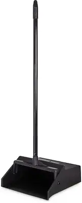Genuine Dust Pan with Long Handle Lobby Dustpan Metal Upright Store Kitchen Home
