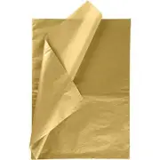 Gift Wrapping Tissue Paper - Metallic Tissue Paper for DIY Crafts,Pack Gold