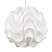 Oriel Chic 43 Acrylic Wavy Pendant Light