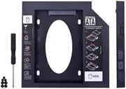 Memoz 2.5'' SSD HDD Caddy Tray Case Enclosure for Laptop CD DVD 2nd HDD Optibay 9.5mm SATA 3.0