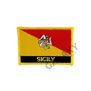 Sicily Patch / Sicily Flag / Iron On