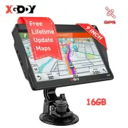 XGODY 9'' GPS Navigation for Car Truck Free Australia Lifetime New Map 16G+256MB