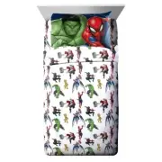 Marvel Avengers Hulk Thor Spider-Man Iron Man Twin or Full Sheet Set
