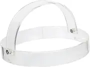OHPHCALL Display Stand Slouch Portable Closet Macrame Display Heads for Hats Coat Hanger Clothes Hanger Garment Rack Clear Small Pedestal Stand Brim Wall Hat Hooks Cap Acrylic Transparent