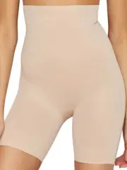 Miraclesuit Women's Shapewear Hi-Waist Thigh Slimmer Nude Size M NWT
