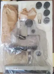 NEW Bausch & Lomb Vintage Academic Microscope HSM T4F3L no box