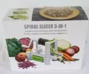 3 in 1 Fruit & Vegetable Spiral Slicer Cutter 3 Blades New in Box