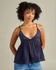 [Mooloola] Mooloola Women's Leah Top in Navy 0 Navy