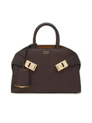 Ferragamo Shopper Bag With Grained Texture