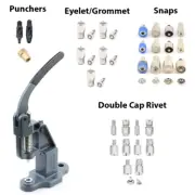 Hand Press Machine, Rivet Dies, Eyelets, Grommets Molds, Snap Dies, Prong Set