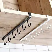 2-Pack No-Trace Iron Hooks for Dorm, Nail-Free Cabinet Organizer, Kitchen Shelf Storage Hangers, Bedroom Closet Hook, Wholesale Storage Solutions