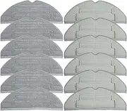 Mop Cloth ，Compatible for Roborock， S8 S8 Plus S8+ S8 Pro Ultra G20 ，Double Vibration Mop Rag Accessories,Replacement of Spare Parts(12pcs)
