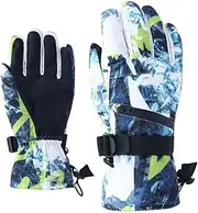 [FSCLJ] Winter Thermal Gloves Touchscreen Gloves for Men, Anti-Slip Windproof Gloves Cold Weather Gloves, for Driving Cycling Skiing Working Outdoor