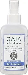 GAIA Natural Baby Hair Detangler organic Aloe Vera organic chamomile Soap and Sulphate Free Silicone Free Suitable for all hair types Perfume Free No more knots Australian Made - 200mL
