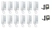 Commax 12 Stations Interphone System TP-12RC - Common talk and paging