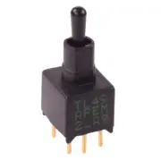 TL49P005100 APEM On-Off-On Subminiature Washable PCB Toggle Switch DPDT 0.4A